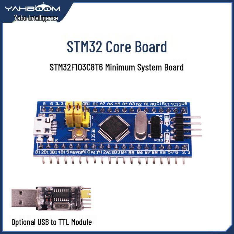 STM32F103C8T6 Microcontroller Development Board: Compact ARM Core for Experiments and Learning
