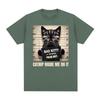 Mugshot for Cat Lover Cat Mom Cat Dad Graphic Tee Shirt Unisex Women Short Sleeve Cotton T Shirts Fashion Gothic T-shirt Streetwear