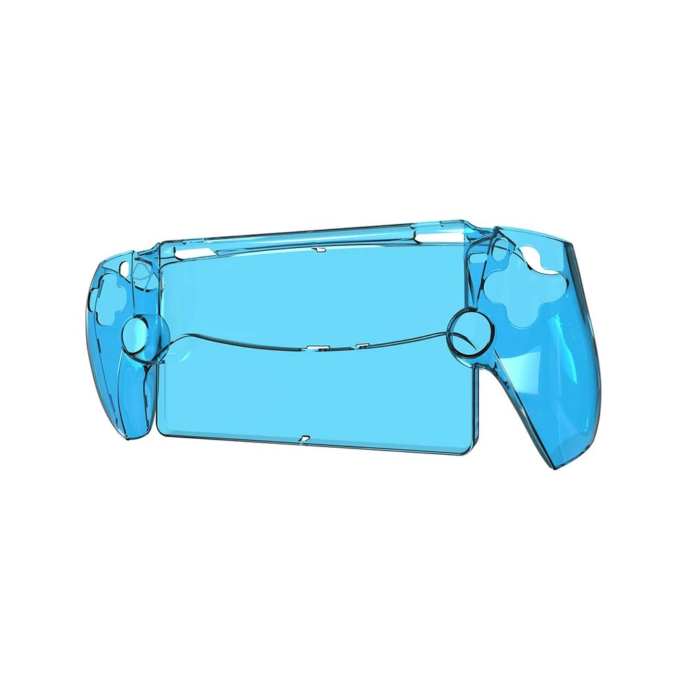 

Прозрачный чехол для консоли PS5 Portal, жесткий кристальный защитный чехол, накладка, игровые аксессуары для SONY PlayStation 5 Portal синий
