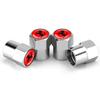 For Ferrari SJ F430 Stradale Roma 488 Portofino F8 Roma Spider SF90 4Pcs Aluminum Alloy Car Wheel Tire Valve Stem Caps Accessory TG7