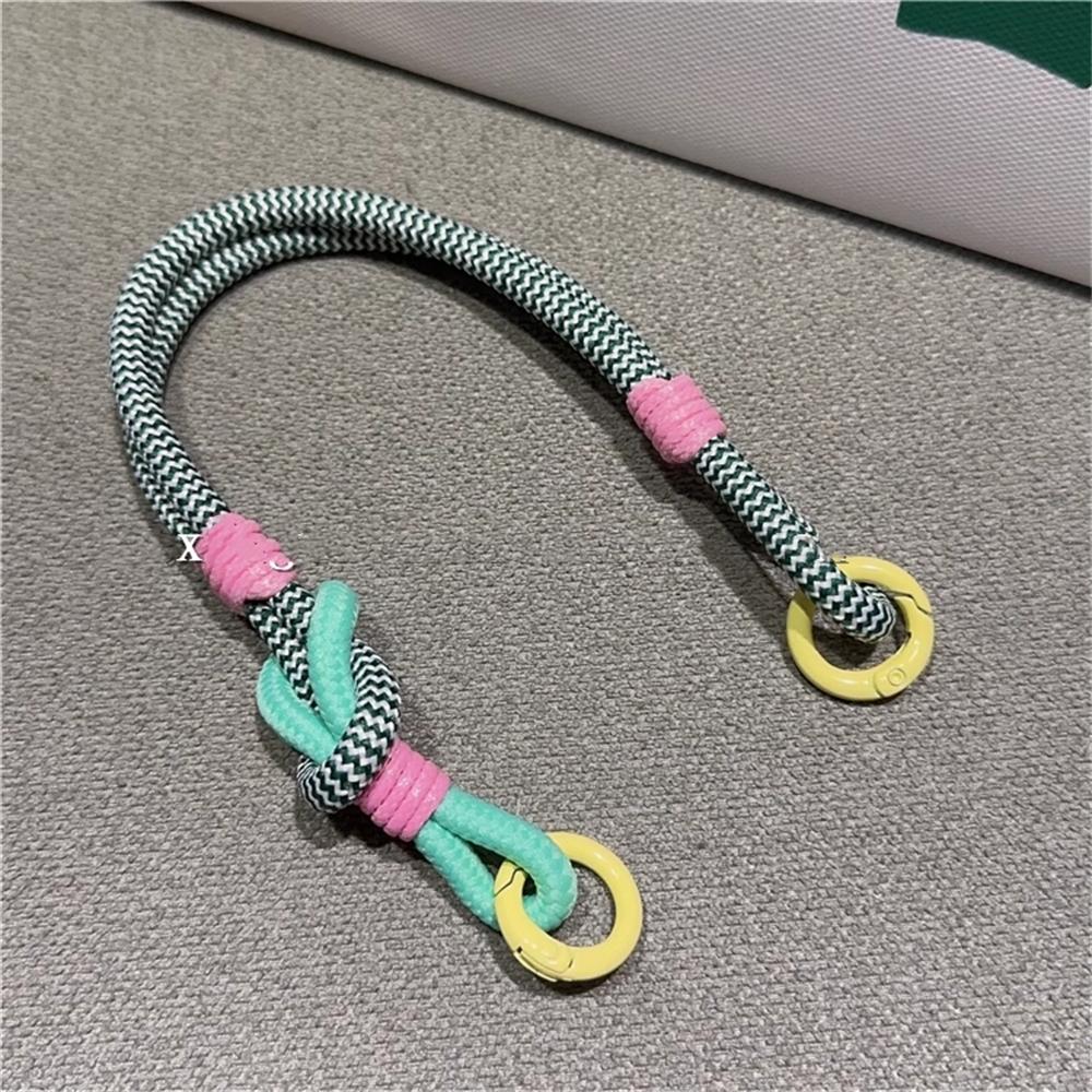Korean Cute Colorful Mobile Phone Portable Anti-loss Lovely Knot Hand Bracelet For iPhone 16 Pro Max Samsung Flip 6 Coloed Rope