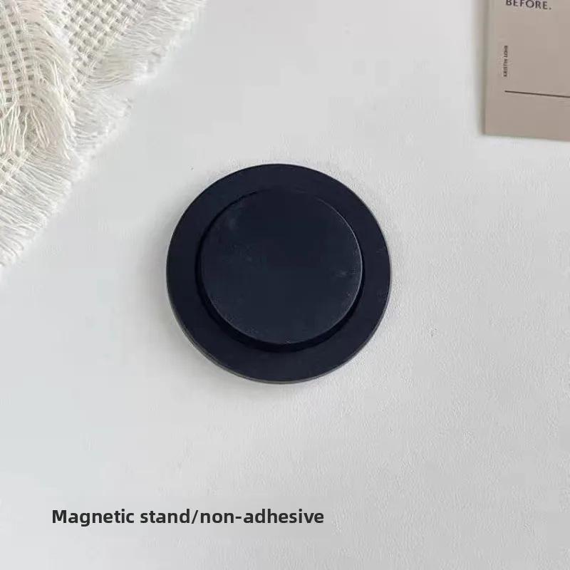 Per Magsafe Magnetico Carino Caramella Retrattile Airbag Supporto Stand Ins Colore Solido Rotondo Impugnatura Telefono Porta Carica Wireless Dito