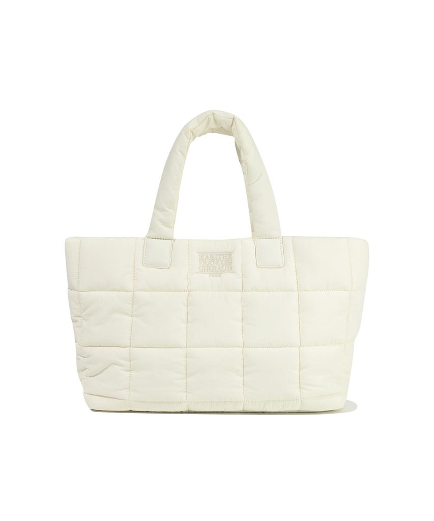 Marith + Franois Girbaud Classic Logo Padding Tote Bag Ivory