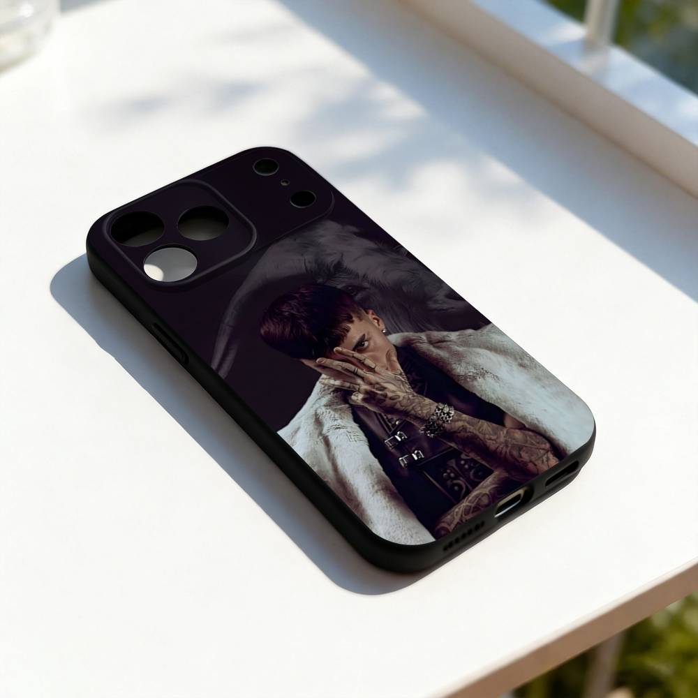 Singer T-Tony B-Boy Cool Phone Case For iPhone 17,16,15,14,13,12,11,Pro,Max,Plus,E,SE4,Air,Mini Black Precise Hole Matching