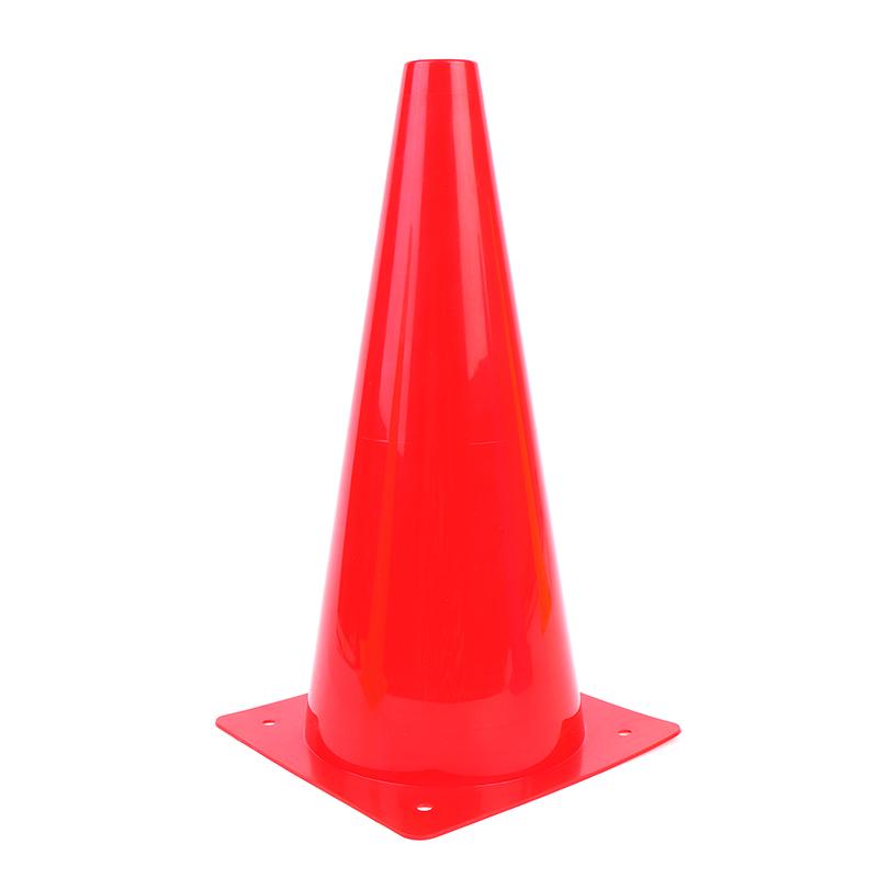 5Pcs 32Cm Barrier Football Road Flat Training Cone Perforated Sign Obstacles Road Cones Soccer Basketball Training Equipment