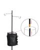Multifunctional Outdoor Tissue Storage Bag with Light Pole Hanging Feature