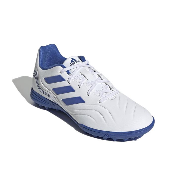 Adidas Copa Sense.3 Slip Resistant And Abrasion Resistant Coverage Low top Kids' Soccer Shoes White Blue Kids' GW7402