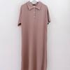 Shop   Women BAsic CollAr Button Open A Line Dress nAvy ArA Wdr 3194