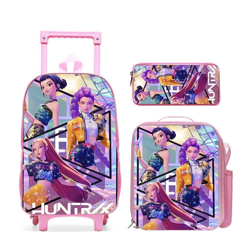 Kpop Witch Hunter Girl Group Schoolbag High Definition Printing Casual Crossing Border Lightweight Tie Rod Backpack One Piece Hair