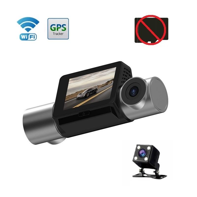 

WiFi Відеореєстратор, Автомобільна камера, Відеореєстратор, DVR, GPS Двоканальний реєстратор, Full HD Сенсорний екран, G-сенсор 3 Lens+WIFI+GPS