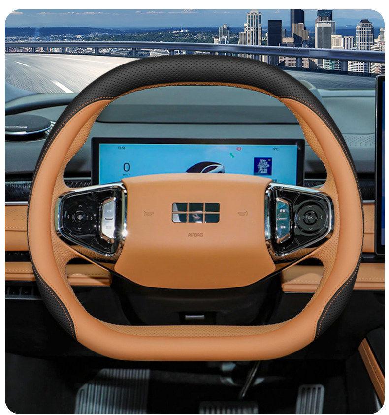 Geely Galaxy A7 Steering Wheel Cover for Starship 7, E5, Xingyao 8, and Xingyao 6