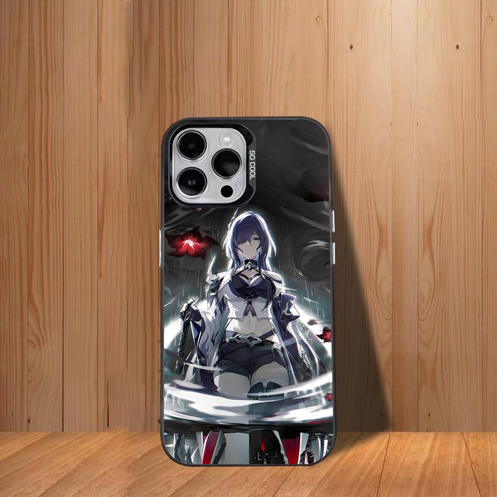 

Acheron H-Honkai StarS Rail Phone Case For iPhone 17,16,15,14,13,12,11,Mini,Pro,SE,MAX White Matte Shockproof Cover iPhone13mini