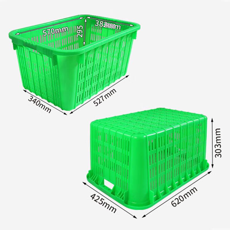 JINGRUIXIANG Heavy-Duty Stackable Plastic Crate