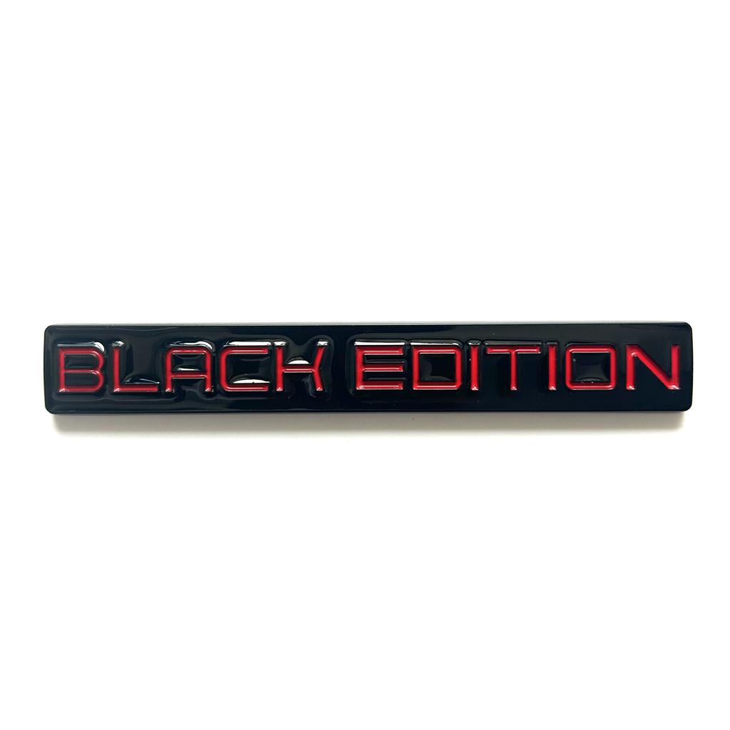 Metal Black Edition 3D Car Body Badge Limited Edition Sticker Trunk Fender Emblem Decal Accessorie For Car Motorcycle Bike
