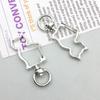 Gold Silver Plated Cat Lobster Claw Clasp Keyring Making Split Key Ring Connector DIY Jewelry