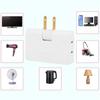 Rotatable US ac wall charger power Socket Converter 1 to 3 way 180 Degree Extension wall Plug Multi Slim Outlet Adapter Light