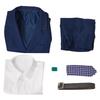 Severance Mark Blue Suit Set Cosplay Costume Movie Character Halloween Masquerade Performance Clothing for Men
