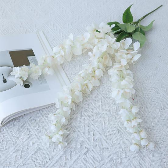 Flori artificiale agățate, flori false realiste, viță de vie rezistentă la intemperii, flori false pentru coș agățat, arc, decor interior și exterior