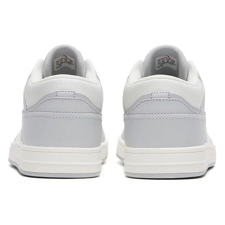 Anta Classic Series Non-Slip Wear-Resistant Low-Top Skate Shoes Men Sneakers Gray White 112318057-2