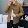Men's Coats Handsome High-end Lapel Jackets New Slim-fitting Youth Suits Popular Tops Spring Autumn