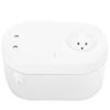 1L Portable Mini Mute Desktop Double Spray Humidifier with Ambient Night Light for Home OfficeWhite