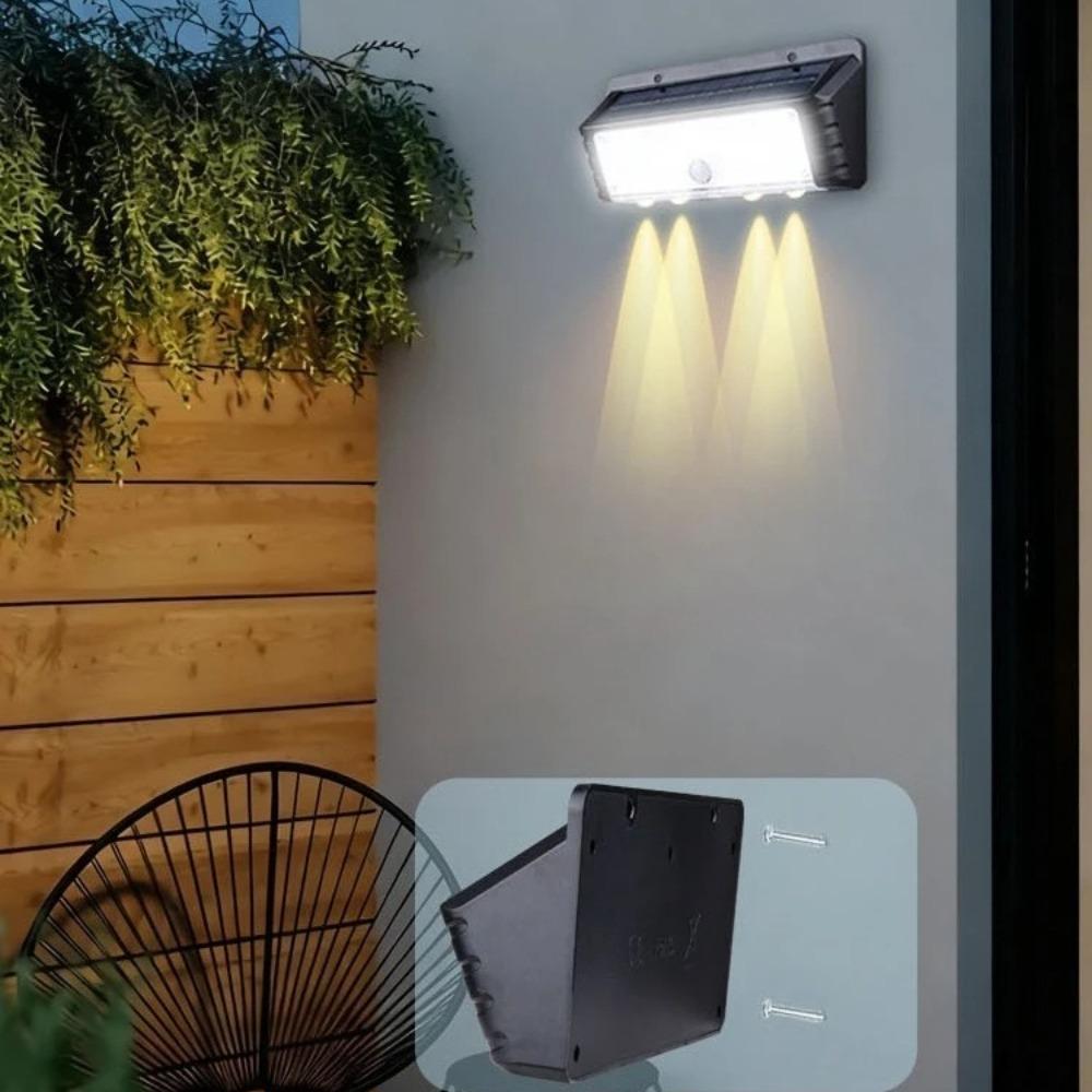 Solar light Human body sensor light Outdoor lighting Garden wall light Garden light Waterproof wall lighting Street light