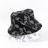 Fashion Bucket Hat for Women Spring Casual Outdoor Graffiti Fisherman Cap Big Brim