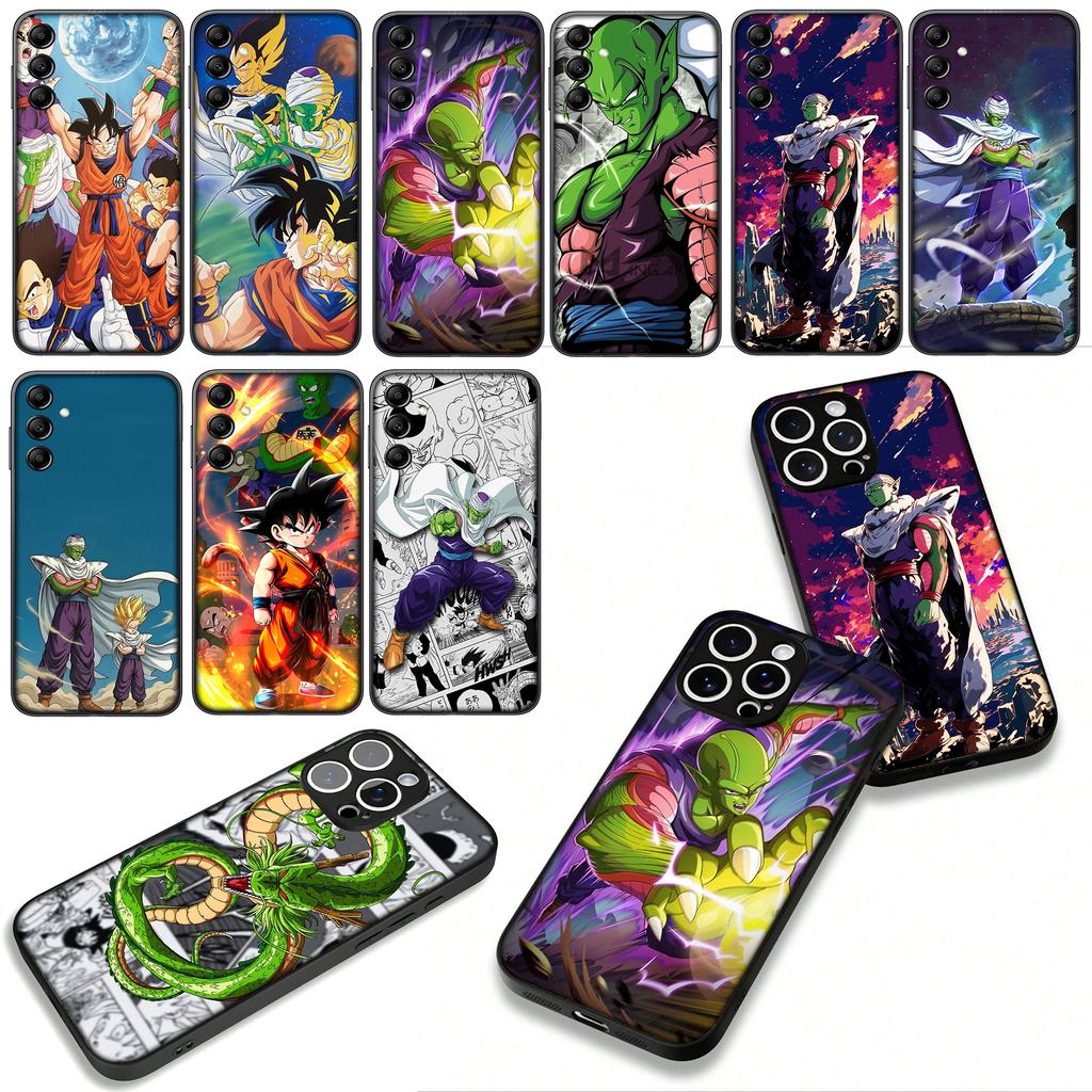 Cover for OPPO A54 A40 A60 A80 A18 A16 A17 A38 A78 A79 A57 A55 A96 A15 A12 A40M Phone Case Cartoon Piccolo Dragon Gokus Ball
