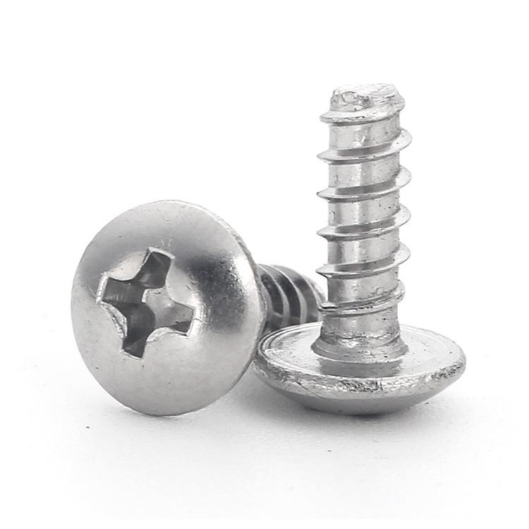 304 Stainless Steel Mushroom Head Phillips Self-Tapping Screw (m3-m4)