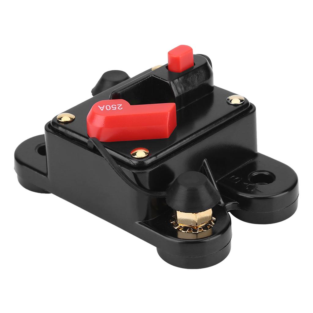 Întrerupător de circuit DC12V pentru Mașină Marină Barcă Bicicletă Stereo Audio Reset Siguranță 250A