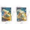 2pcs 5D DIY Full Round Drill Diamond Painting Dream Shells Kit Decor 30x40cm