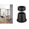 Set of 9 Sturdy Rubber Bed Risers 2Inch Thick Leg Extenders Accessory for Desk Chair Sofa Storage Solution Use