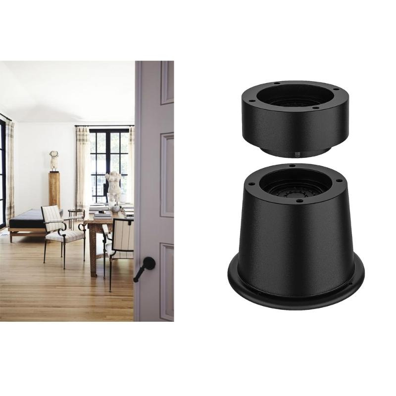 Set of 9 Sturdy Rubber Bed Risers 2Inch Thick Leg Extenders Accessory for Desk Chair Sofa Storage Solution Use