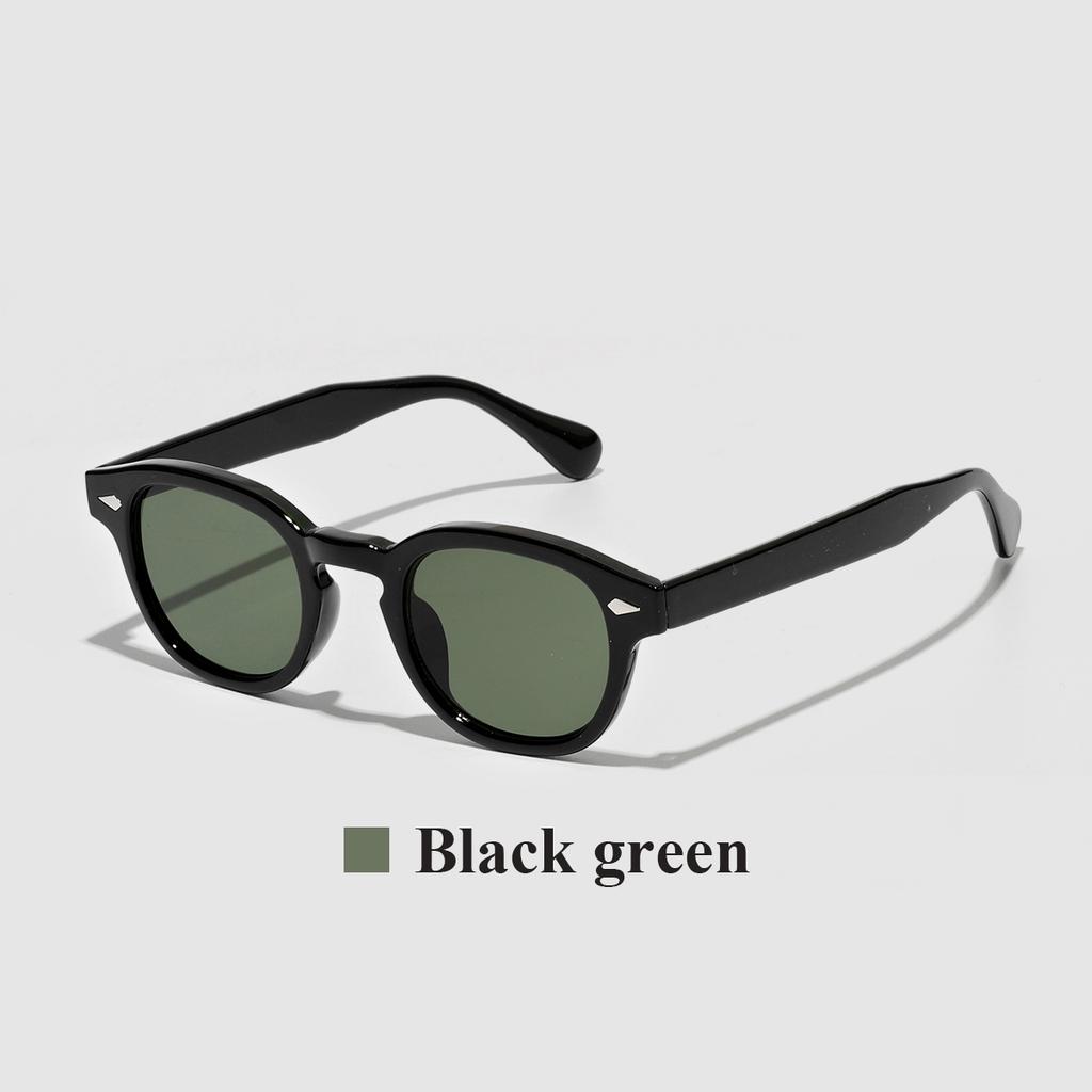 Ruiao  Retro round man and women Sunglasses Designer Famous Brand Luxury Vintage Shades Eyewear for Small Faces sun glasses