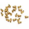 30pcs Stainless Steel Water Drop End Charms Pendants Connector Chain Extension Tail Charm for Jewelry Making DIY Wholesale