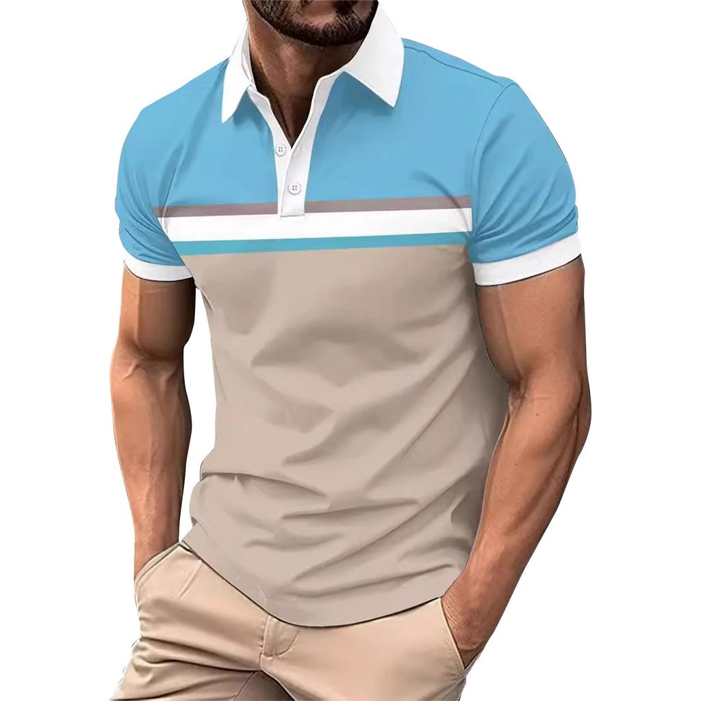 Ανδρικό κοντομάνικο μπλουζάκι Breathable Summer Leisure Culture
