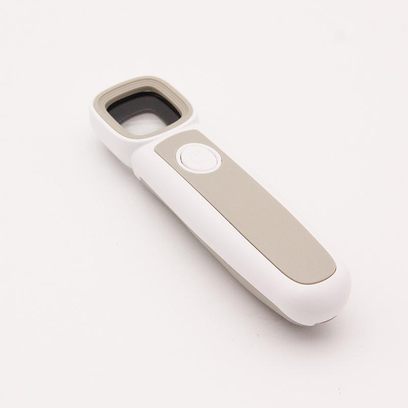 

Handheld Magnifier Led Lamp Uv Lamp Square Lens High Magnification High-Definition Identification Magnifying Glass