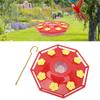 8 Yellow Flower   Feeder Plastic   Feeder with Copper Hook for Outdoors Hanging