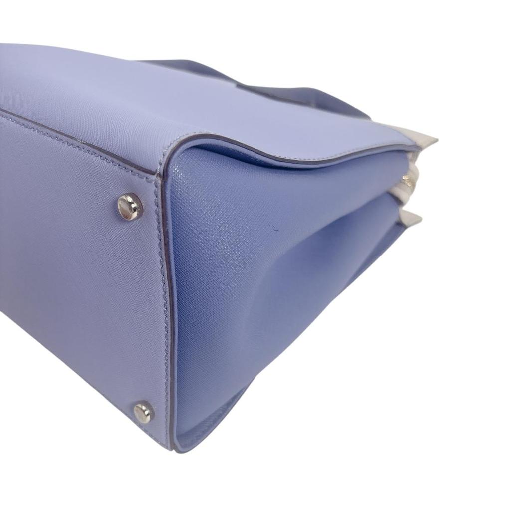 Kate Spade 2WAY bag Handbag Synthetic leather Blue x Ivory Women Used
