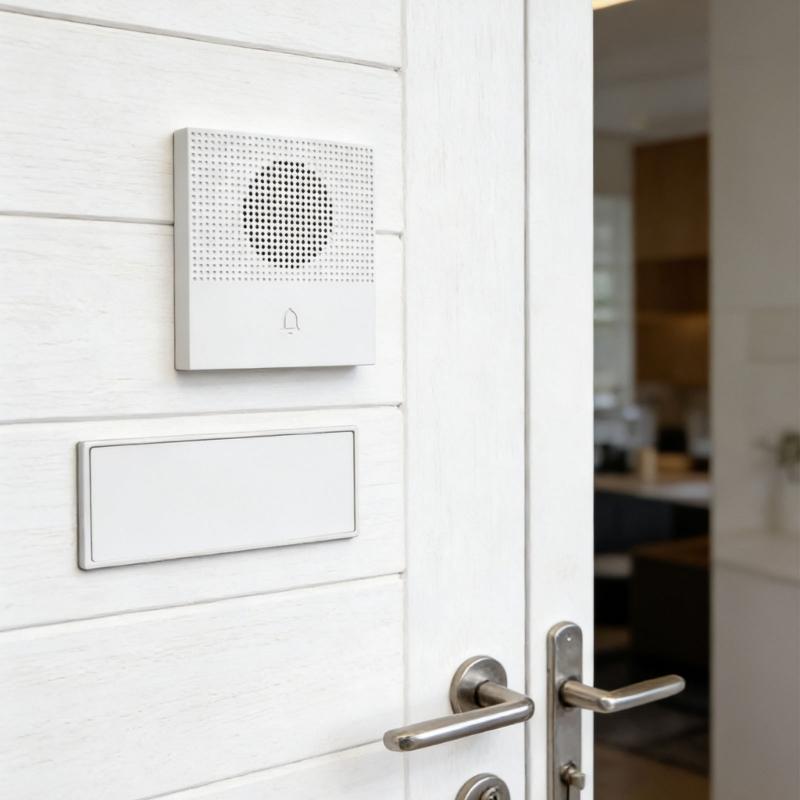 12V Wire Doorbell with 38 Tones Welcome Door Bells Built-in Loud Speaker for Security Access Control System Easy To Use