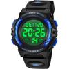 Kids Digital Sports Watch Waterproof 50m LED Display Stopwatch Date Alarm Outdoor Gift for Boys and Girls