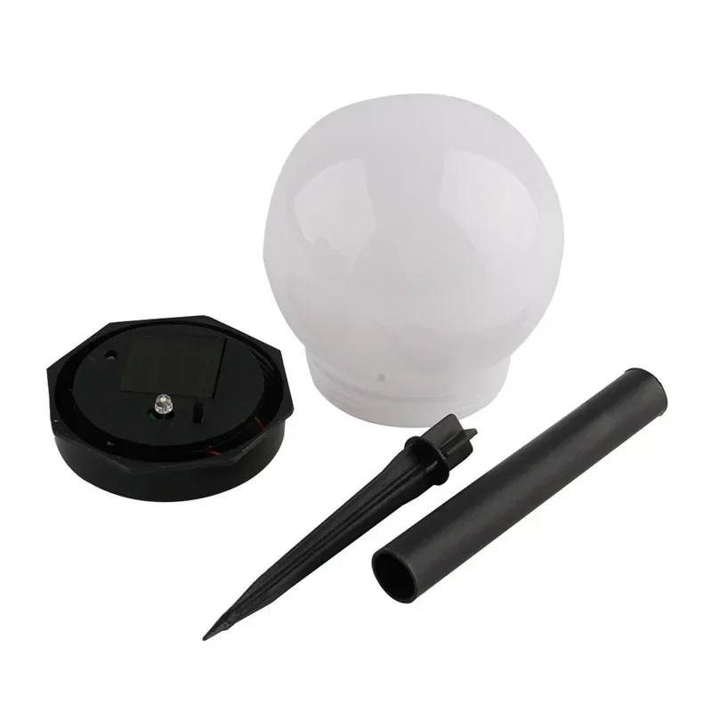 Solar Led Globe Garden Lights Ip65 Waterproof Outdoor Landscape Lighting For Pathway Patio Lawn Deck 1pc