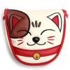 Kitty Hybrid Wood Head Cover Golf Putter Cover Lucky Cat Blade Mallet Putter Golf Club Headcovers