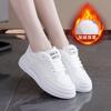 Women's Large Size Soft Sole Autumn and Winter Warm Fur One Snow Boots Fluffy Lined Non-slip Hiking Casual Sports Cotton Boots Small White Shoes