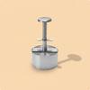 Spring Loaded Patty Press Hamburger Effort Saving Meat Form for Home Cooks, Barbecue 8CM