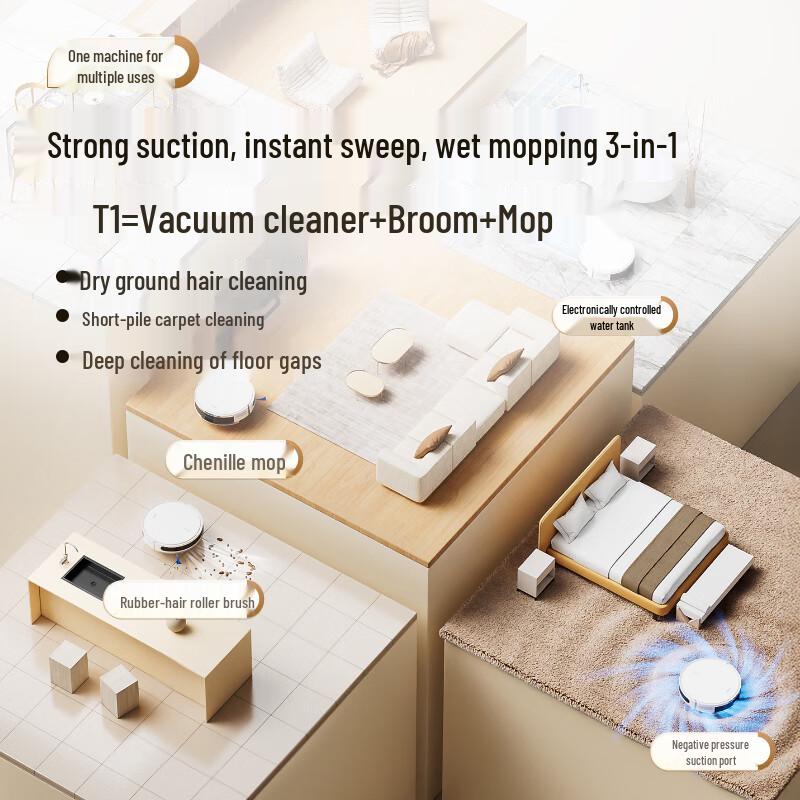 Haier T1 Auto-Cleaning Robot Vacuum Mop