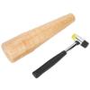 2Pcs Stable Solid Wood Mandrel Stick Trapezoidal Step Shape Jewelry Tool Set Round Repair Tool Jewelry Repair