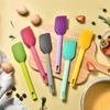 Heat-Resistant Silicone Spatula for Baking and Cooking Includes Butter Mixer and Cake Scraper Utensil Set