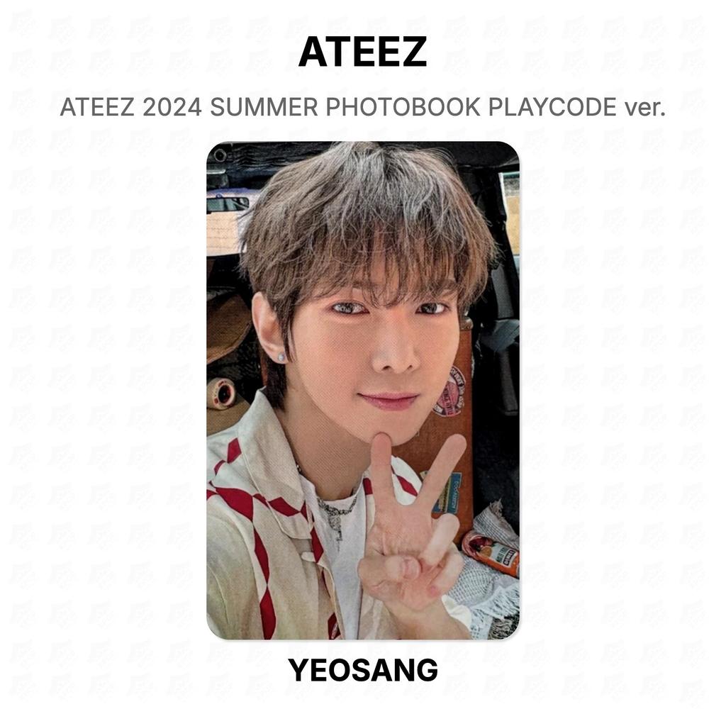 ATEEZ 2024 SUMMER PHOTOBOOK PLAYCOD ver. Official Photocard