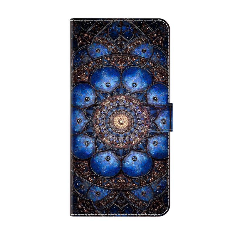 Custodia per Samsung S24 Ultra / S23 Ultra Portafoglio Flip Cover Dipinta per Samsung Galaxy S24 FE S23 FE S24+ Plus Copertura Protettiva Etui